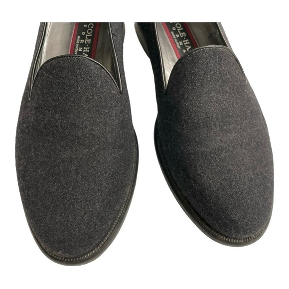 COLE HAAN EUC Dress
Formal Black Wool Slip On Loafers Shoes Black Men Size 8M